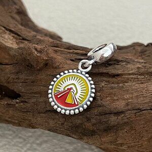 Pandora Piramide del Sol Mexico S925 Silver Dangle Charm